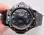 BIG BANG ALL BLACK CARAT 41mm - Black Dial with Black index - 7750 Valjoux